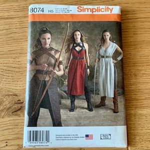 Warrior costume sewing pattern
